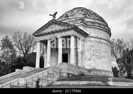 Illinois State Memorial, Vicksburg National Military Park, Vicksburg, Mississippi, USA Stockfoto