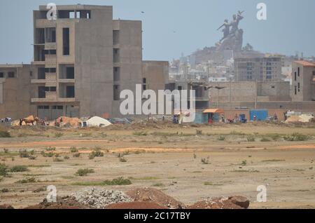 Öl-getriebener Bauboom in Dakar, Senegal Stockfoto