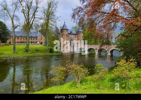 Groot Bijgaarden Schloss in Brüssel Belgien Stockfoto