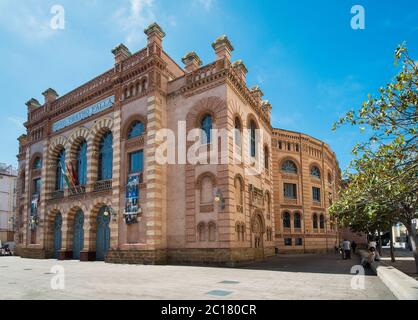 Gran Teatro Falla in Plaza Fragela, hat seinen Namen von Komponist Manuel de Falla, Cadiz, Andalusien, Spanien Stockfoto