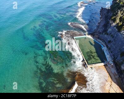 Bilgola Beach Nordstrände Sydney Stockfoto