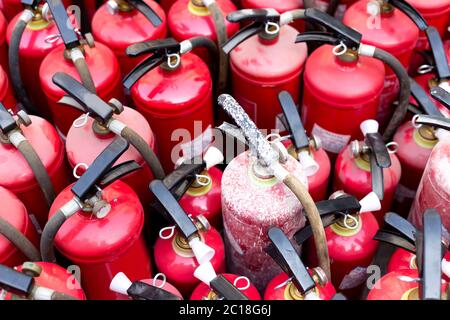 Feuerlöscher Stockfoto