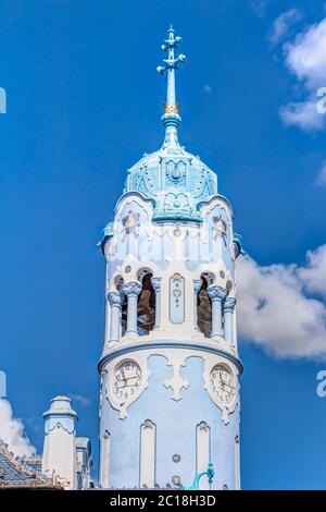 Blaue Kirche in Bratislava - Kirche der Hl. Elisabeth Stockfoto