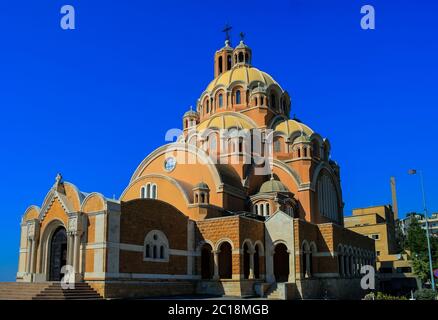 Basilika St. Paul in der Nähe von Harissa Berg, Libanon Stockfoto