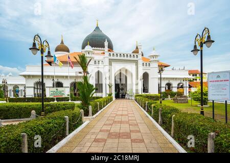 Kapitan Keling Moschee in Penang, Malaysia Stockfoto