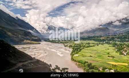 Kunar aka Chitral oder Kama Fluss, Khyber Pakhtunkhwa Provinz Pakistan Stockfoto