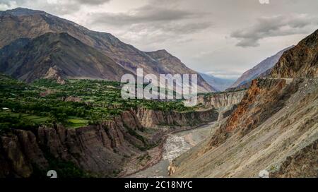 Kunar aka Chitral oder Kama Fluss, Khyber Pakhtunkhwa Provinz Pakistan Stockfoto