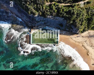 Bilgola Beach Nordstrände Sydney Stockfoto