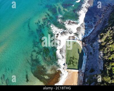 Bilgola Beach Nordstrände Sydney Stockfoto