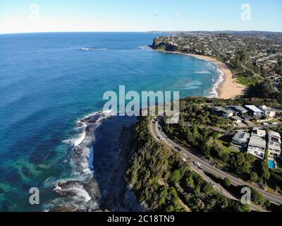 Bilgola Beach Nordstrände Sydney Stockfoto