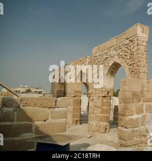 Außenansicht der Al Khamis Moschee, Manama, Bahrain Stockfoto