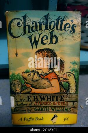 Buchcover Charlottes Web Classic Cover Stockfoto