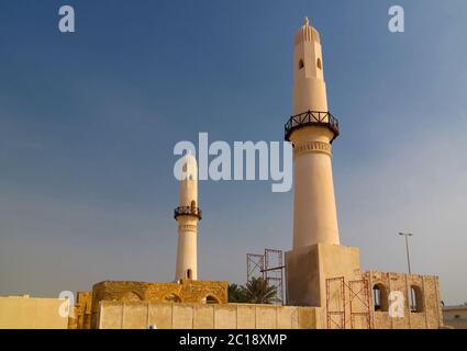 Außenansicht der Al Khamis Moschee, Manama, Bahrain Stockfoto