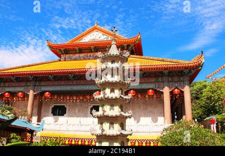 Buddhistische Tempel Kek Lok Si (der Tempel der Höchsten Glückseligkeit), Georgetown, Insel Penang, Malaysia Stockfoto