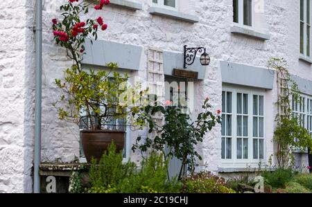 Moat Cottage, St Briavels im Wald von Dean, Gloucestershire. Stockfoto