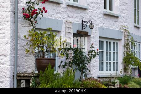 Moat Cottage, St Briavels im Wald von Dean, Gloucestershire. Stockfoto