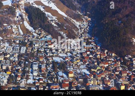 Gebirge Schi - Innsbruck-Österreich Stockfoto