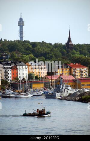 Schweden, Stockholm, Altstadt und Vasa Museum Stockfoto