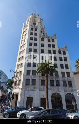 Los Angeles, Hollywood, USA- 10. Juni 2015: Das Hollywood Museum mit einer Sammlung von Erinnerungsstücken aus der amerikanischen Film- und Fernsehgeschichte, im HIS Stockfoto
