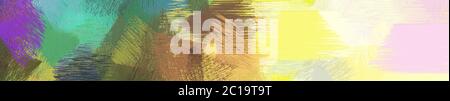 Breite Landschaftsgrafik mit abstrakten Pinselstrichen Hintergrund Dekoration mit DIM grau, khaki und alten Lavendel. Kann für Hintergrund, Leinwand oder verwendet werden Stockfoto