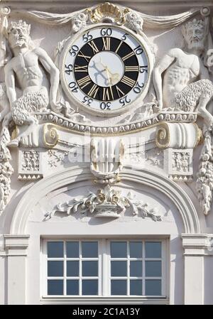 Historisches Rathaus, Bonn, Nordrhein-Westfalen, Deutschland, Europa wiederhergestellt Stockfoto
