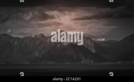 Wunderschöne Berglandschaft in der Nähe von Antalya in der Türkei Stockfoto