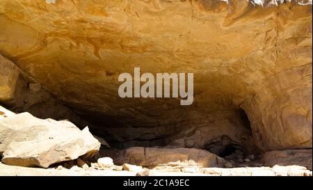 Höhlenmalereien und Felszeichnungen im Tassili nAjjer Nationalpark, Algerien Stockfoto