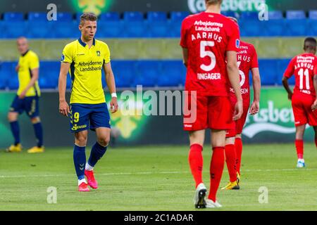 Brondby, Dänemark. Juni 2020. Samuel Mraz (9) von Broendby, WENN er während des 3F Superliga-Spiels zwischen Broendby IF und AGF im Brondby Stadium gesehen wurde. (Foto Kredit: Gonzales Foto/Alamy Live News Stockfoto