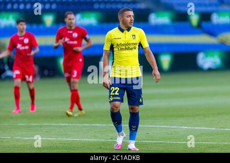 Brondby, Dänemark. Juni 2020. Josip Radosevic (22) von Broendby, WENN er während des 3F Superliga-Spiels zwischen Broendby IF und AGF im Brondby Stadium gesehen wurde. (Foto Kredit: Gonzales Foto/Alamy Live News Stockfoto