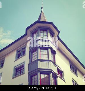 Bay Windows Stockfoto