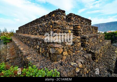 Pyramiden von Guimar Stockfoto