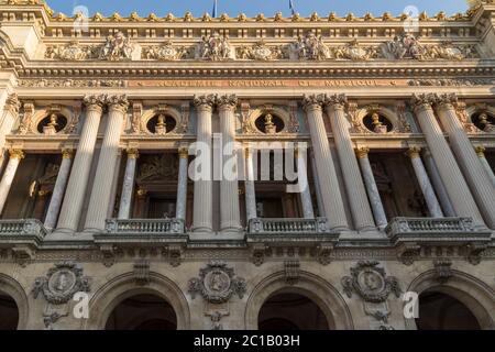 Palais Garnier, ein berühmtes Opernhaus in Paris Stockfoto