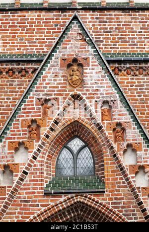 Ruinen der Kathedrale von Tartu Stockfoto