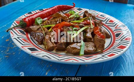 Hammel Niere geröstet. Stockfoto