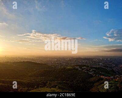 Blick von der Spitze der Stadt Belo Horizonte im Bundesstaat Minas Gerais Stockfoto