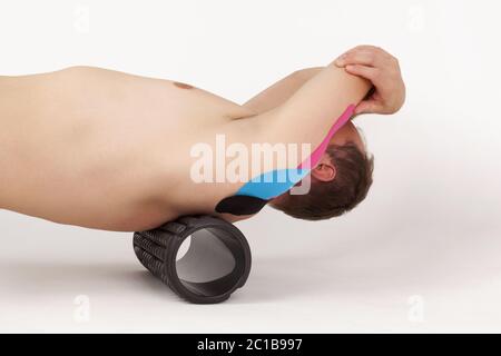 Deep Tissue Massage. Stockfoto