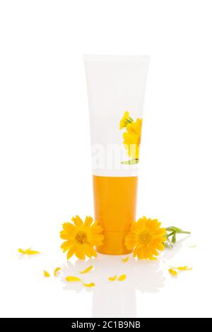 Calendula creme gesund Stockfoto