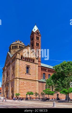 Schum-Stadt, Dom zu Speyer, Kaiserdom, St. Maria und St. Stephan, geweht 1061 Stockfoto