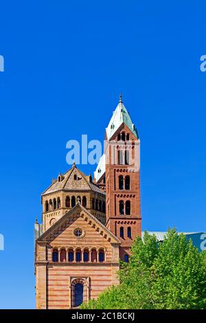 Schum-Stadt, Dom zu Speyer, Kaiserdom, St. Maria und St. Stephan, geweht 1061 Stockfoto