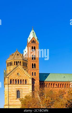 Schum-Stadt, Dom zu Speyer, Kaiserdom, St. Maria und St. Stephan, geweht 1061 Stockfoto