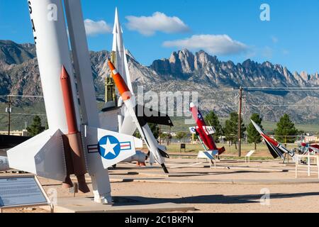 USA, Südwesten, New Mexico, White Sands Missile Range Museum Stockfoto