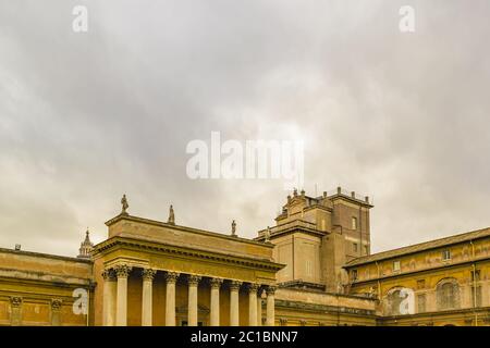 Gebäude Außenansicht, Vatikanmuseum Stockfoto