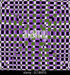 Hypnotisches Geometrisches Nahtloses Muster Stockfoto