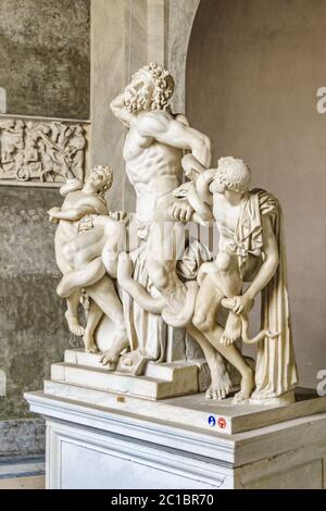 Laocoon Römische Kopie Skulptur Stockfoto