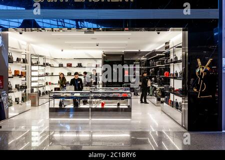 Tax Free Shopping Am Internationalen Flughafen Peking, Peking, China Stockfoto