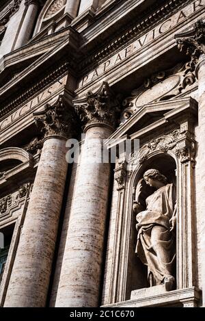 Fassade der Chiesa di Santa Susanna alle Terme di Diocleziano in Rom, Italien Stockfoto