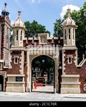 Die ehrenvolle Gesellschaft von Lincolns Inn London Großbritannien Stockfoto