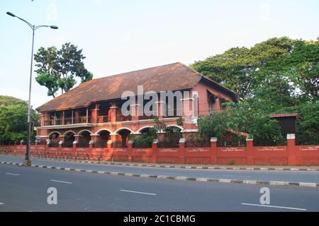 Regierung Sanskrit College, Thiruvananthapuram, ist einer der ältesten Undergraduate und Postgraduate, coeducational Hochschule in Trivandrum entfernt Stockfoto