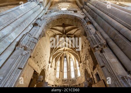 Capilla de San Pedro von der alten Kathedrale von Lleida, Lleida, Catedral de Santa Maria de la Seu Vella, Katalonien, Spanien Stockfoto