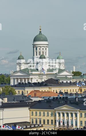 Kathedrale der Diözese Helsinki, finnische evangelisch-lutherische Kirche, Finnland Stockfoto